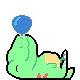 Dino sleeping